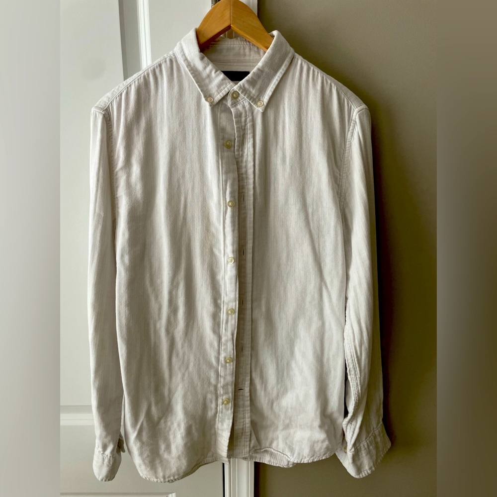 Banana Republic - Men’s White Slim Fit Shirt - Medium